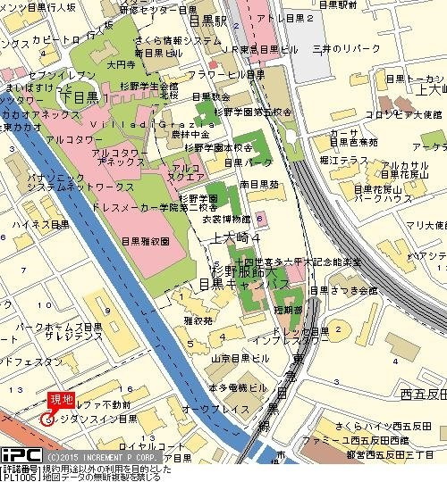 【地図】 | ロイヤルパレス目黒