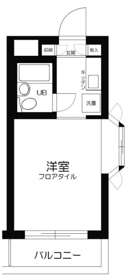 【間取り】 | ユースフル祐天寺Ｎｏ.２
