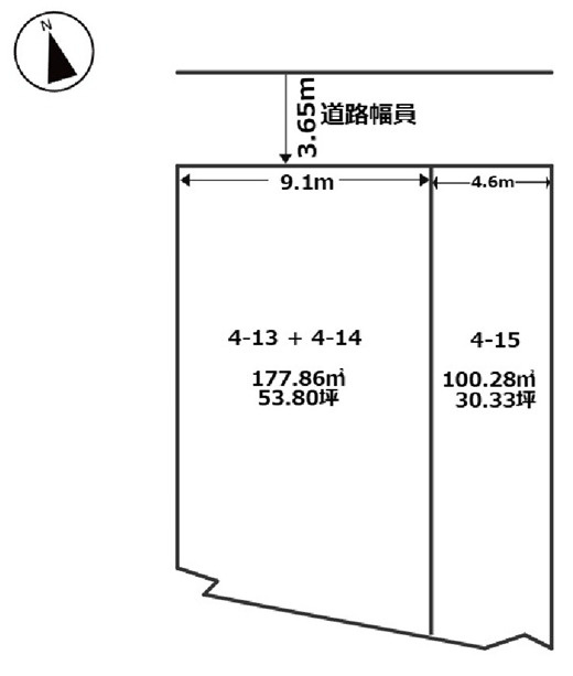 明石市港町　土地の土地図