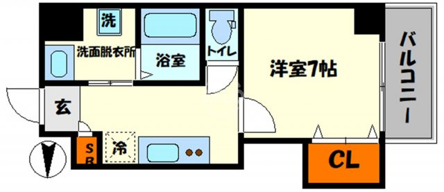 プロスパー瓦屋町の間取り|プロスパー瓦屋町　間取り
