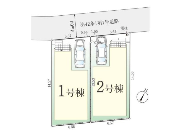 ふじみ野市旭1期　の区画図
