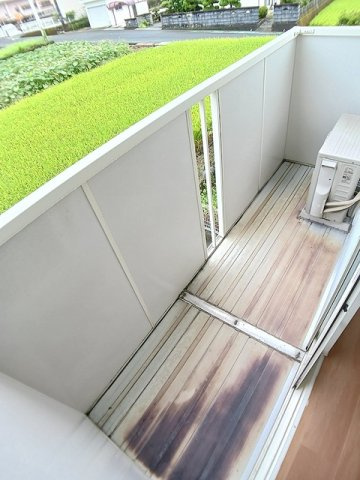 オーブリーＳのバルコニー|陽当たり良好なバルコニーです