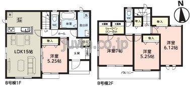 【新築分譲住宅】朝霞市幸町2丁目77番の間取り