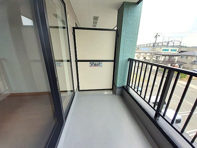 マリオン壱番館のバルコニー
