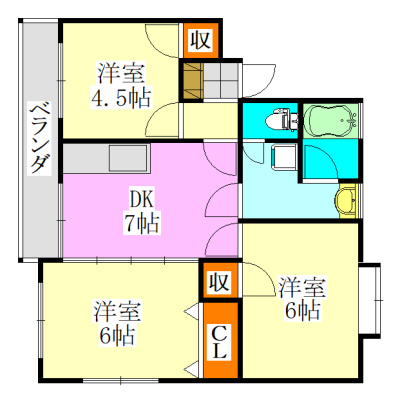 【間取り】 | 第2仲村マンション