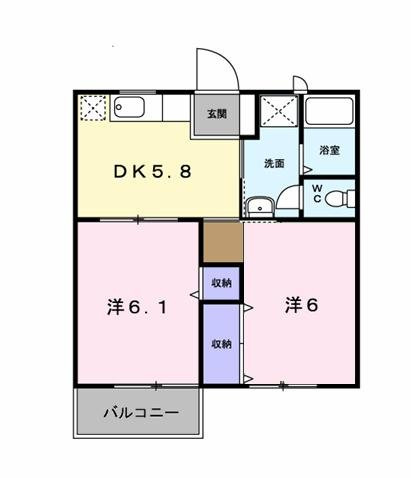 サンリバティの間取り