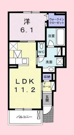 パーク スクエアＢの間取り