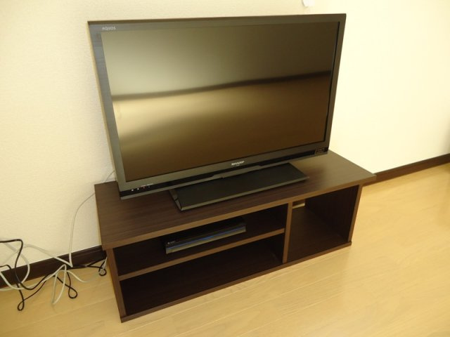 レオネクストメゾンドＳＴのその他|32型液晶ＴＶ・ＴＶ台が設置されています