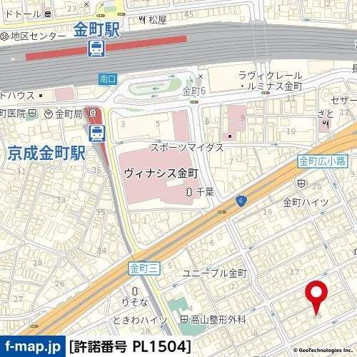 コート・ダ・金町の地図