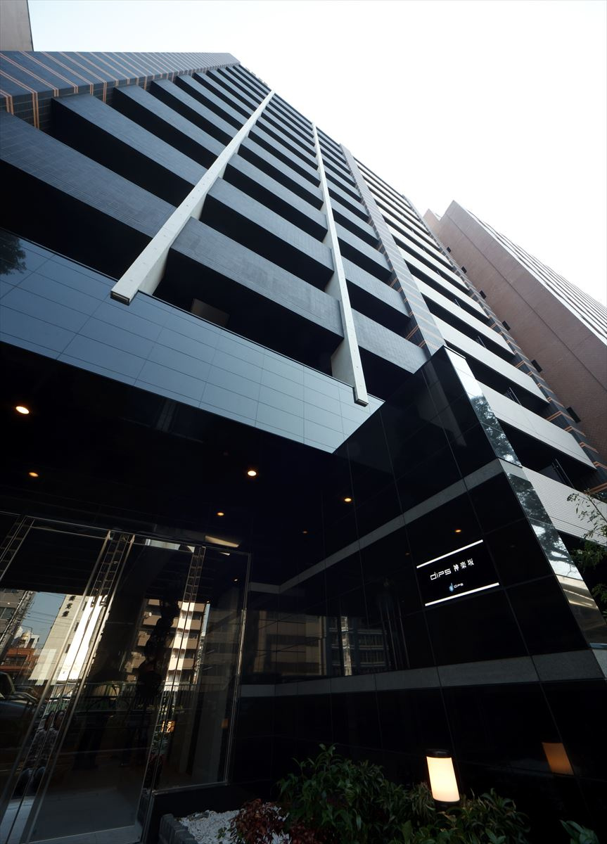DIPS神楽坂のエントランス|清潔なエントランスです