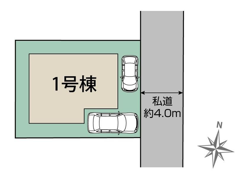 戸建 練馬区大泉学園町８丁目の区画図