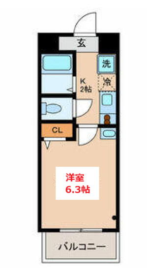 【間取り】 | サンセール クール | お部屋の間取りです。