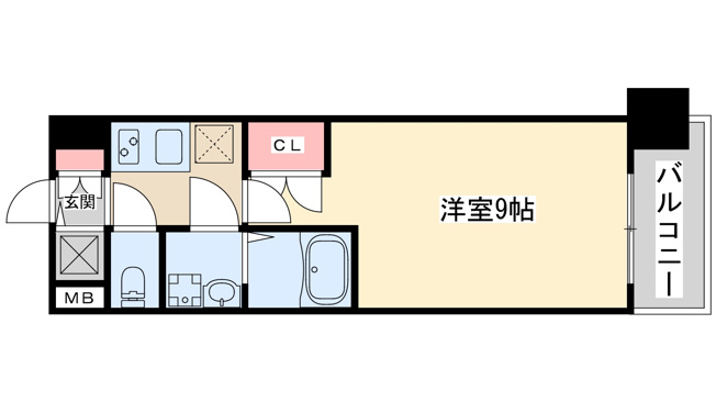 【間取り】 | WGB江坂