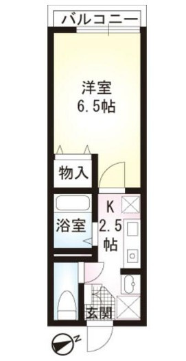 習志野市大久保１丁目のアパートの間取り