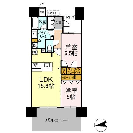 【間取り】 | ジ・オーシャンテラス豊崎シーサイドテラス