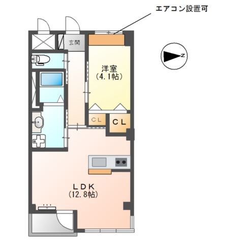 レスポワールの間取り