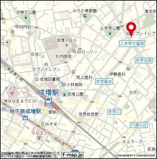 エミグラント成増の地図