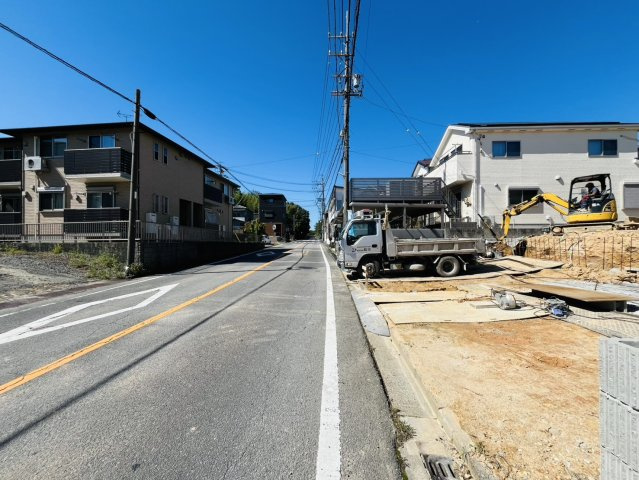 豊明市二村台7丁目19番11『仲介手数料無料』新築一戸建て・建売の前面道路含む現地写真