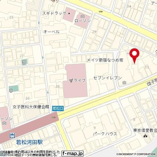 パークハウス　セントリエの地図