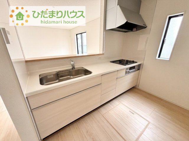 【キッチン】 | 下妻市加養第1　新築戸建 | 料理をしながらでも、ご家族との会話を楽しめる対面式キッチン♪