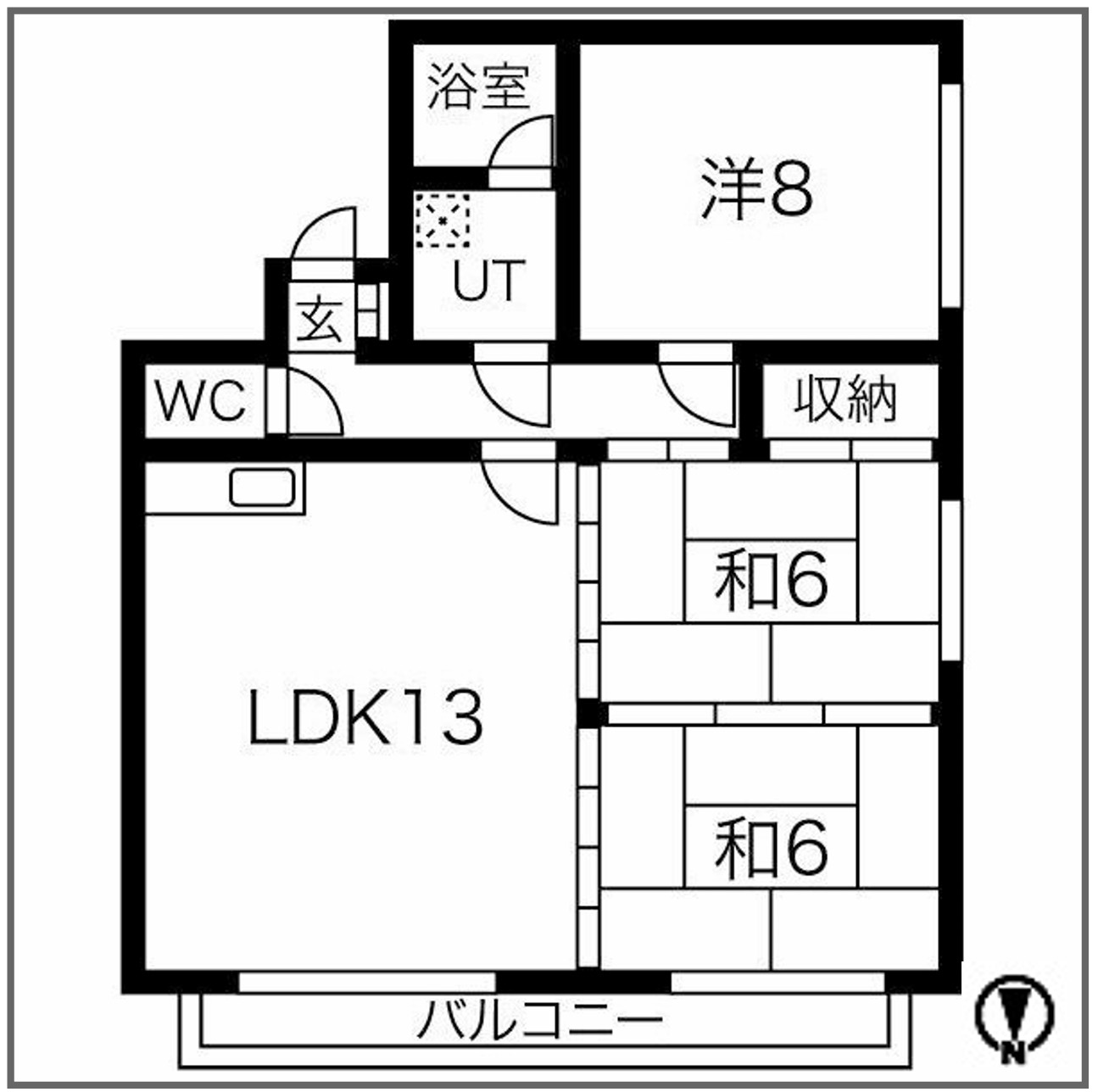 エスエスビルの間取り