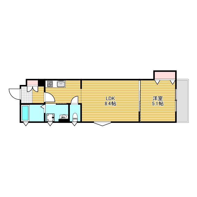 ラモーナ豊南町南の間取り