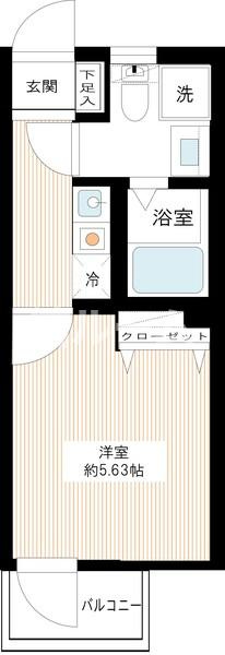 練馬区貫井１丁目のアパートの間取り