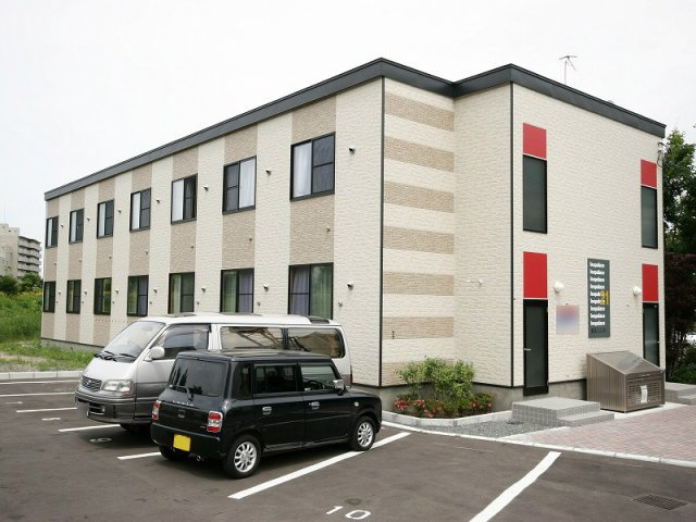 レオパレス西宮の沢の外観|外はこのようになっています