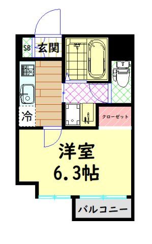 【間取り】 | クリスタルグランツ難波WEST