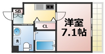 【間取り】 | JPレジデンス大阪城東Ⅱ　仲介手数料無料