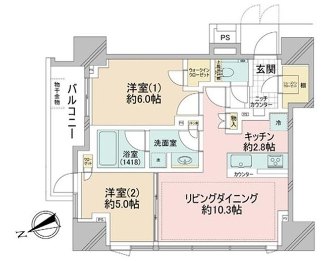 【間取り】 | 東京ベイシティタワー