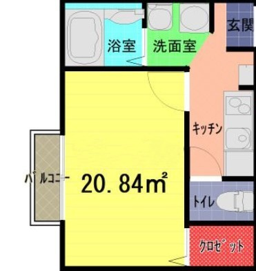 ソレイユ指扇の間取り