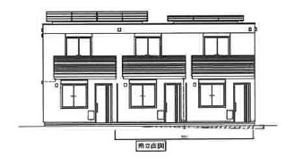 ガーデンコート西が丘Iの外観パース|外観パースです。