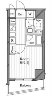 【間取り】 | スカイコート東日本橋 | 間取りです。
