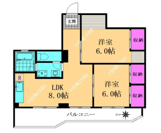 【間取り】 | メゾンブラン田端 | 間取りです。