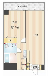 【間取り】 | 大森山王浜栖鳳 | 間取りです。