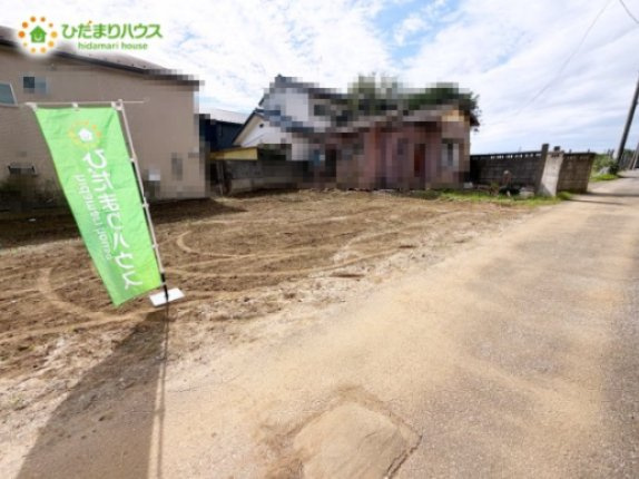 野田市第4中野台　新築戸建　1号棟の前面道路含む現地写真|接道：北側約4.0ｍ私道