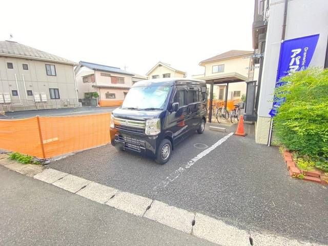 キャッスルハイツの駐車場
