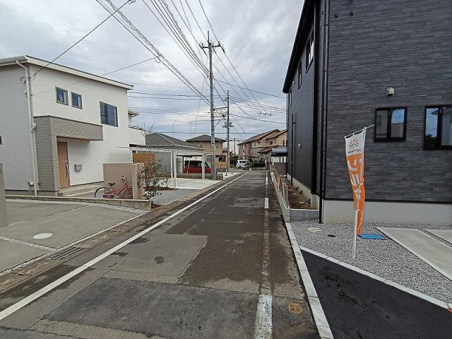 KIP高崎市棟高町1期新築の前面道路含む現地写真|現地撮影