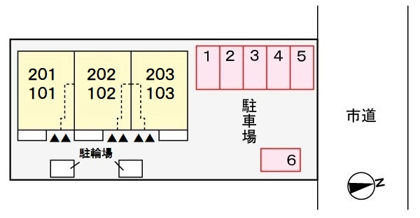 フォレスト本町の区画図