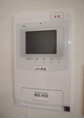 【セキュリティ】 | ルーブル大鳥居参番館 | モニター付きインターホンで急な来客も安心です。