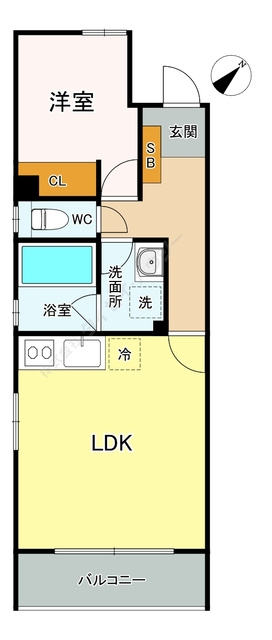 コーヴォ南大沢の間取り