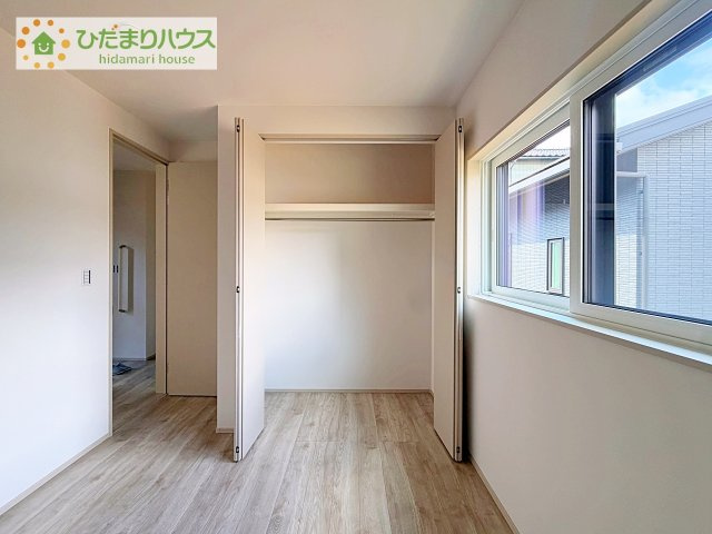 【収納】 | 土浦市高岡　新築戸建　4号棟 | 全室にクローゼットが付いていて、お部屋の住空間もスッキリ広々使えそうです(^^)