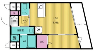 【間取り】 | ｂ’ＣＡＳＡ武蔵小杉Ⅱ | 間取りです。