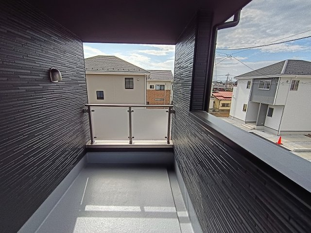 KIP高崎市棟高町1期新築のバルコニー|現地撮影