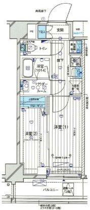 GENOVIA小村井の間取り|間取りです。