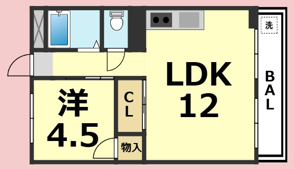 【間取り】 | クリアスカイ立花