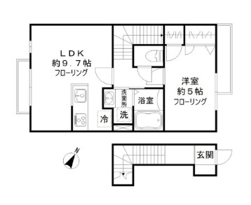 リベルテ池田山の間取り