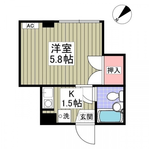 【間取り】 | サカエコーポ桜ヶ丘
