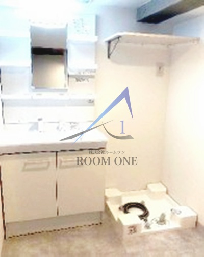 シティフロント北千住の洗面所|洗面台です。